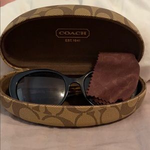 Coach Sunglasses w/ Coach Case & Handkerchief